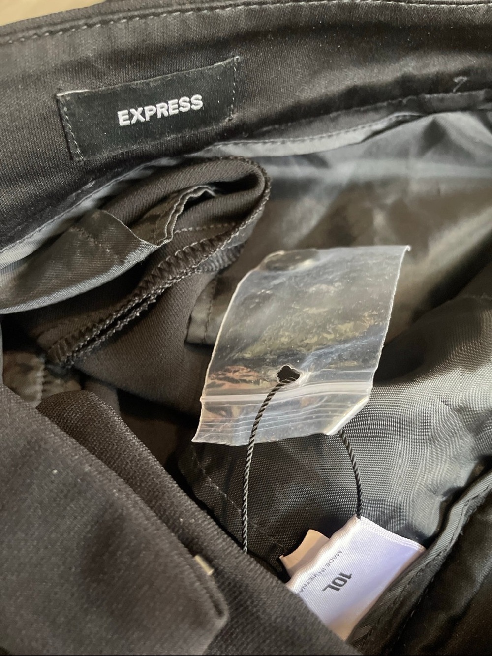 Express Black Tailored Dress Pants - Picture 3 of 3